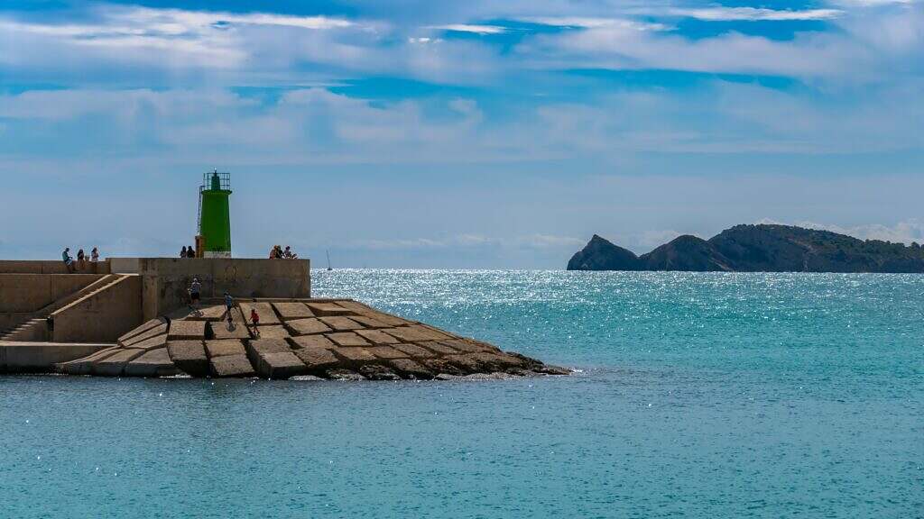 lighthouse, port, sea
